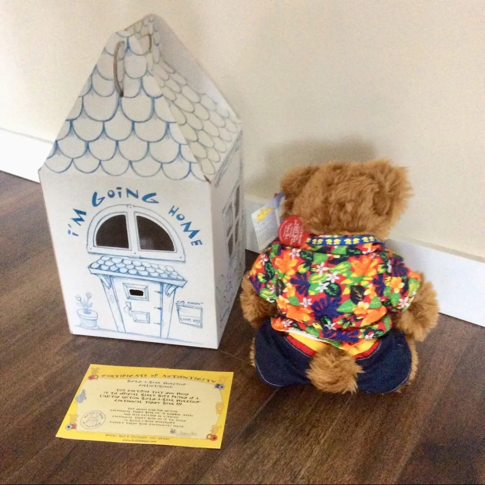 New Vintage Build A Bear Centennial Teddy Bear III Limited Edition